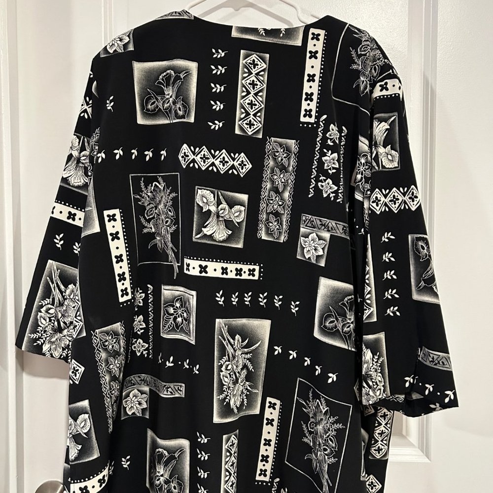 Plus Size Blouse Button Down 3xl - image 1